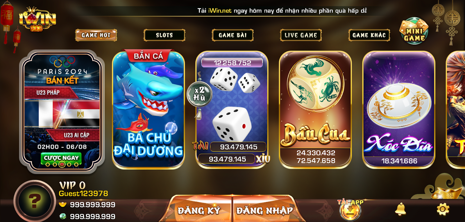 Cổng Game Đổi Thưởng IWIN 